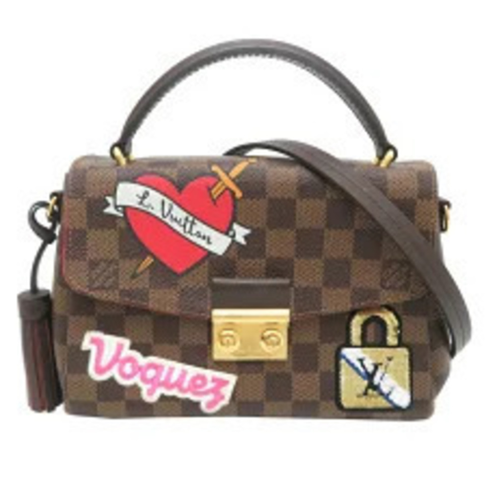 Louis Vuitton Croisette Handbag Damier Brown